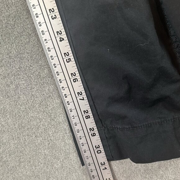 Style & Co Black Cargo Pants Size 8 Roll Tab Utility Pockets Stretch Grunge - Picture 15 of 16